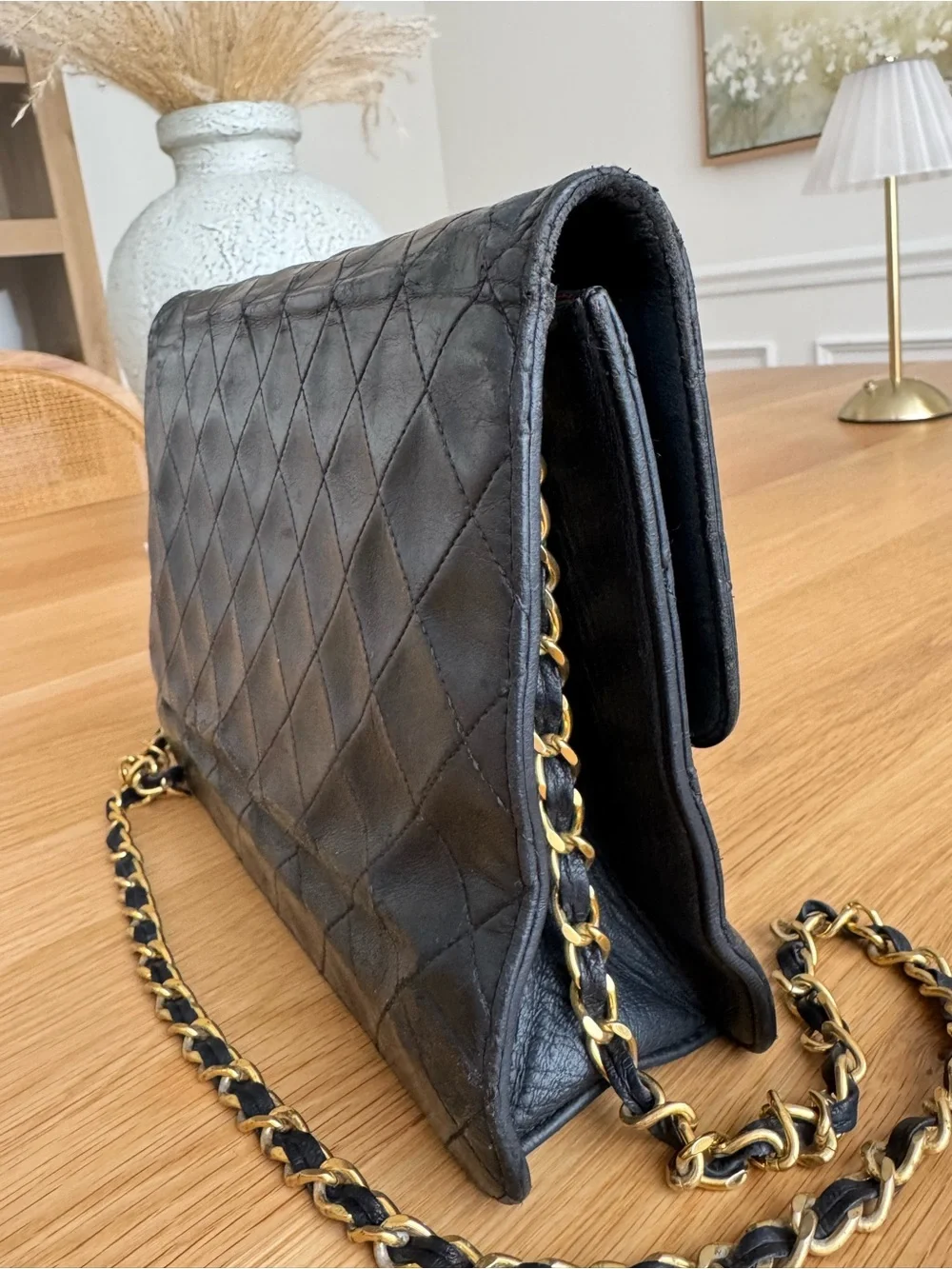 ✅AUTHENTIC✅CHANEL LAMBSKIN QUILTED BAG